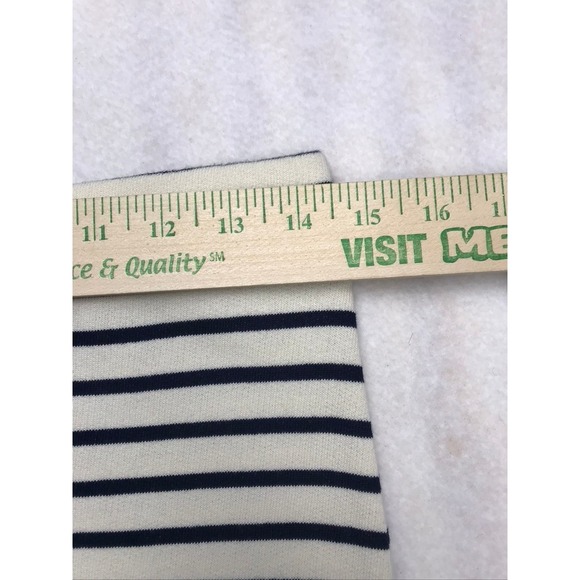 Splendid Womens Striped 2 Piece Set Crop Top Maxi Skirt Ivory Navy RS4K44E M - Picture 11 of 16